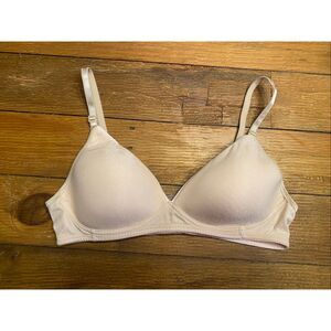 Maidenform It Fits 34 nearly B nude comfort bra style 4009 vintage